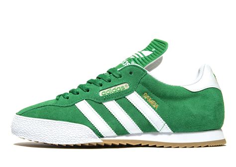 Adidas Originals Suede Samba In Greenwhite Green For Men Lyst