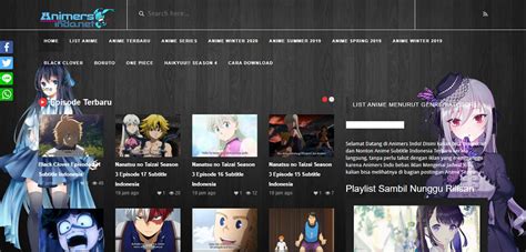 8 Top Website Anime Subtitle Indonesia Youtube