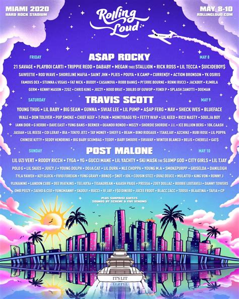 Rolling Loud Unveils Lineup For Flagship Festival In Miami Featuring
