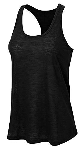 women s 5 pack everyday flowy burnout racer back active workout tank tops medium 6 5 pack