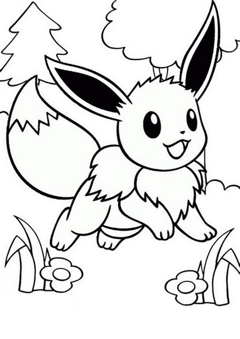 Eevee Coloring Pages Printable Printable Word Searches