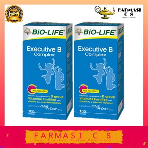 Keep out of reach of children. BIO-LIFE Executive B Complex 100's - 2x100's Exp:10/2021 ...