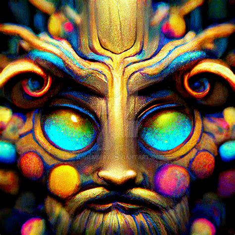 Psychedelic Face By Ashemiart On Deviantart