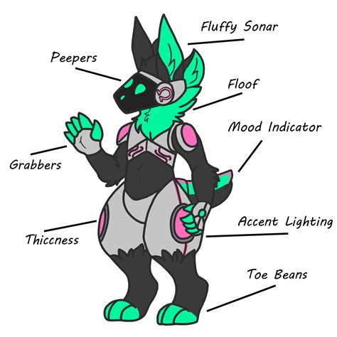 Anatomy Of A Protogen Arts By Me Furry
