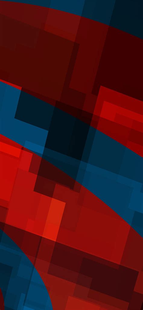 Apple Iphone Wallpaper Vo59 Art Red Blue Block Angle