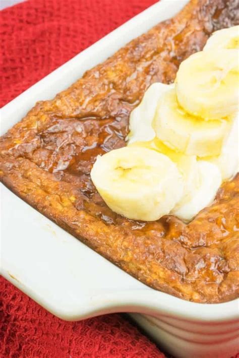 Is oatmeal keto and low carb? Low Syn Honey & Banana Baked Oats - Basement Bakehouse