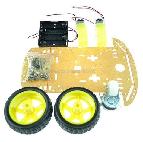 Arduino 2wd Smart Robotics Robot Car Chassis Kit With Dc Motor Set