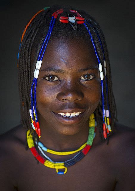 Mucawana Tribe Girl Ruacana Namibia African People Namibia African Beauty