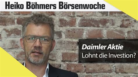 Diese aktien aus dem dax stehen heute im fokus der. Daimler Aktie I Lohnt die Investion? - YouTube