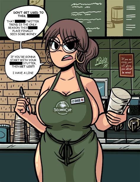 Rule 34 1girls Alternate Version Available Angry Apron Brown Hair Censor Bar Earrings English