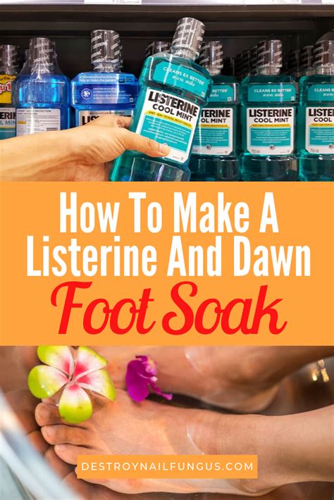 Listerine And Dawn Foot Soak The Ultimate Cure For Dry Feet