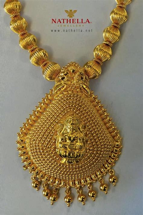 Indian Jewellery Designs 22k Traditional Gold Necklace