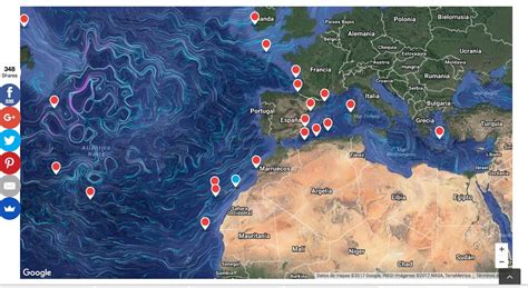 Sitio Del Día Un Mapa Que Te Permite Conocer Las Corrientes Marinas