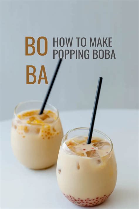 How To Make Popping Boba At Home Lovely Brusting Boba Diy China