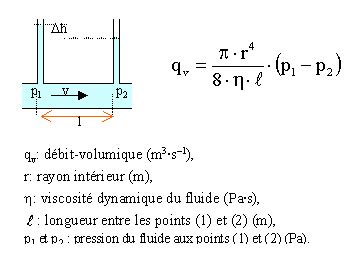 Densimètre ; loi de Poiseuille ; équation Bernoulli