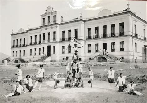 Escuela Normal Rural De San Antonio De La Cal Fotografía Antigua Ex