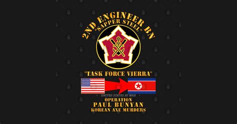 Operation Paul Bunyan 2nd Engineer Bn Korea Operation T Shirt
