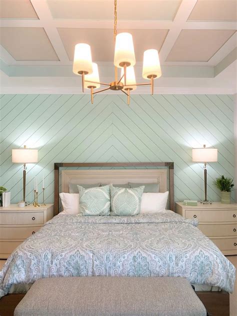 Seafoam green is another attractive coastal color. Seafoam Green Airy Bedroom Design Beach Houses in 2020 ...