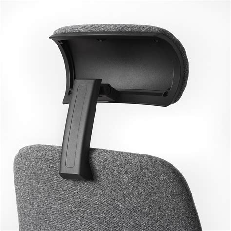 Australia's biggest range of office chairs. VALLFJÄLLET Office chair with arm/headrest - Gunnared grey ...