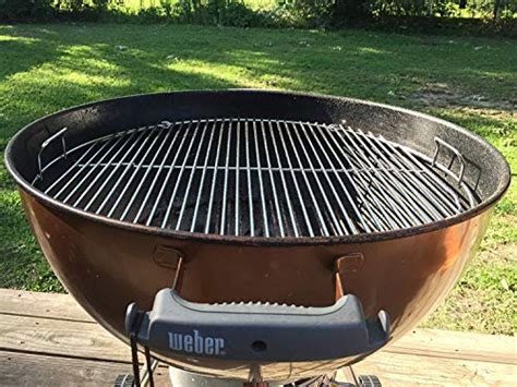 Stainless Steel Hinged Cooking Grate For Inch Weber Charcoal