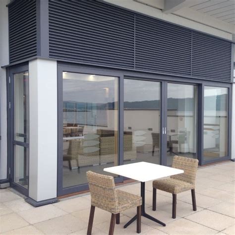 You can use varying shades of gray hues on your walls, including light gray. Composite lift and slide doors, RAL 7015 Slate Grey ...