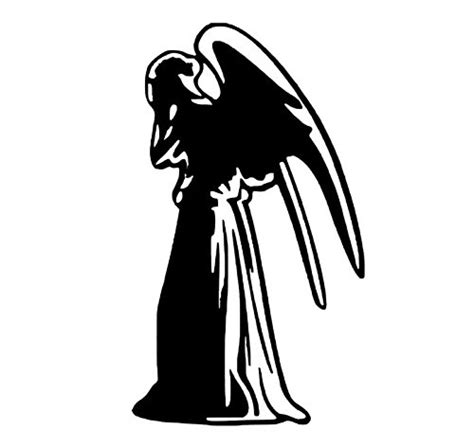 Weeping Angel Decals Dr Who Stickers Doctor Who Inspired Weeping Angel