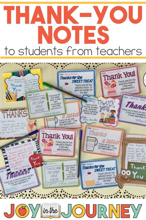 These Printable Thank You Notes From Teachers To Students Is A Real
