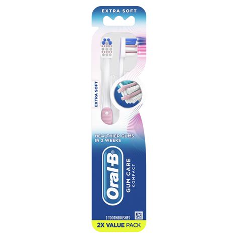 Oral B Gum Care Sensitive Toothbrushes Extra Soft 2 Count