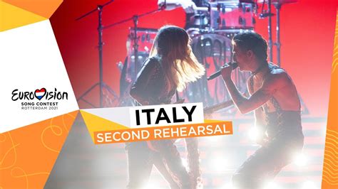 Mais surtout de la chanson ! Måneskin - Zitti E Buoni - Second Rehearsal - Italy 🇮🇹 - Eurovision 2021 - YouTube