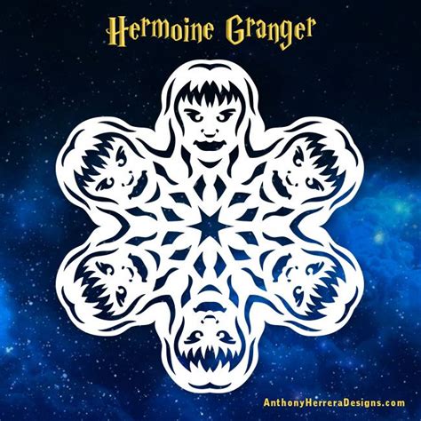 Hermoine Granger Harry Potter Themed Snowflake Download The Pdf