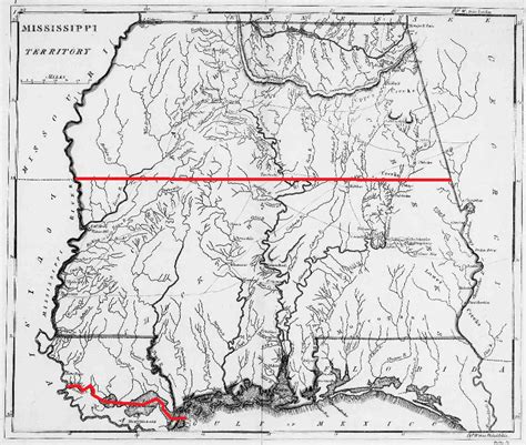 The Splitting Of The Mississippi Territory