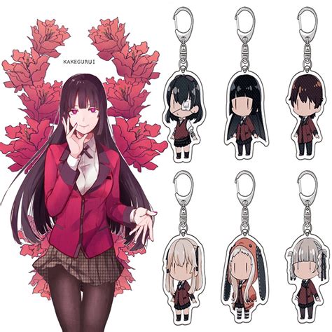 Ready Stock Anime Kakegurui Acrylic Keychain Pendant Jabami Yumeko