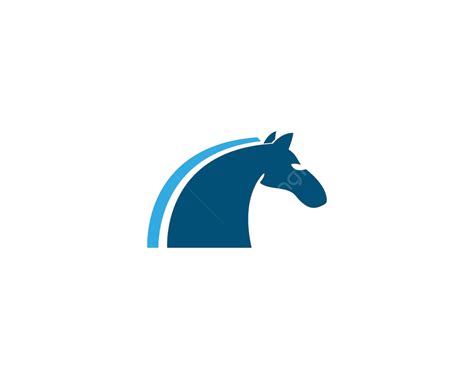 Horse Logo Template Modern Illustration Silhouette Vector Modern