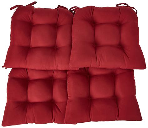 Indoor Chair Cushions With Ties Chair Pads And Cushions