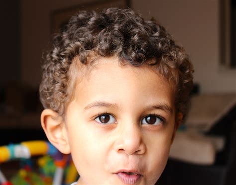 Toddler boys with curls can too with this mini pompadour. Mixed Chicks Haircare for Biracial Curls | The Education ...