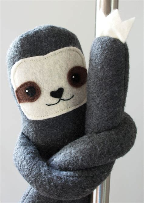 I Made A Three Toed Sloth Plush Sloth Plush Sewing Activities