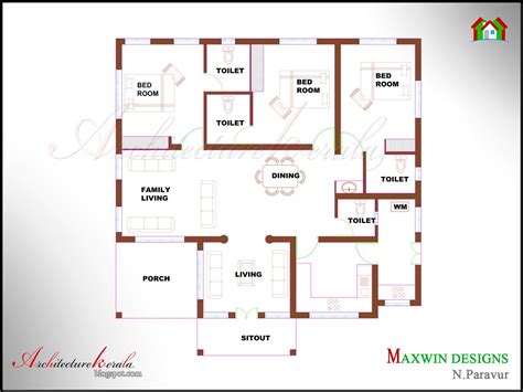 Https://wstravely.com/home Design/3 Bhk Single Floor Home Plan