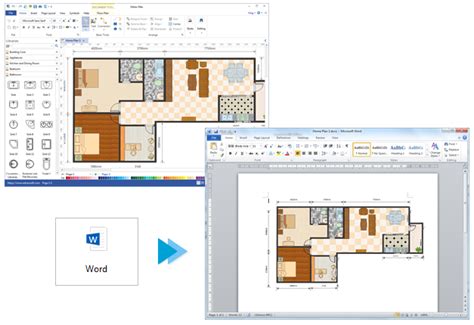 Floor Plan Microsoft Word Floorplans Click