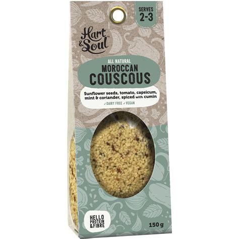 Of course, taste alone doesn't make a dish (though it really helps). Hart & Soul Moroccan Couscous