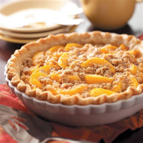Mom S Peach Pie Recipe Taste Of Home