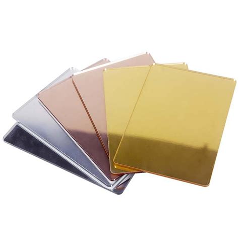 China Professional Design Golden Mirror Pmma Sheet Acrylic Sheet