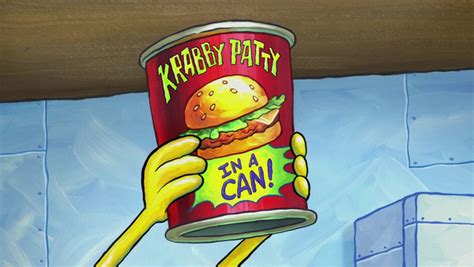 Krabby Patty In A Can The Adventures Of Gary The Snail Wiki Fandom
