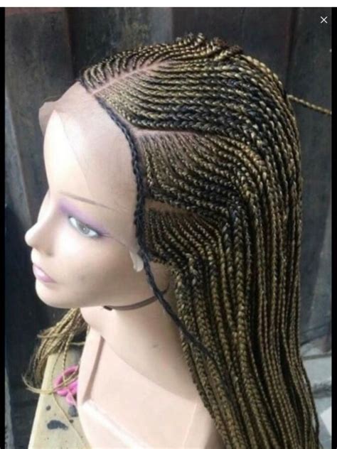 Braided Cornrow Wig Customize Your Wig Like Itchose Your Color And