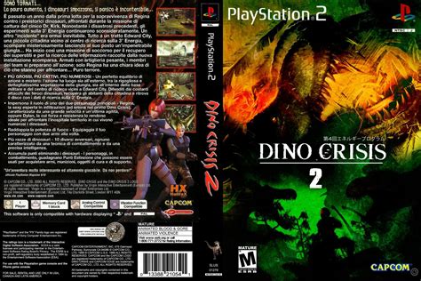 Dino Crisis 2 2000 Ps2 Dino Crisis Cover Dinos