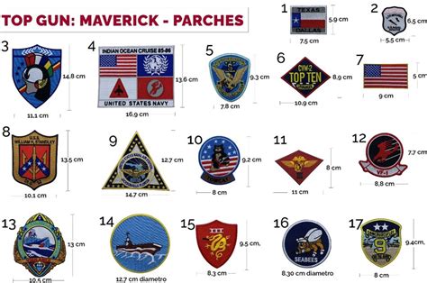 Top Gun Maverick Patch Collection 17 Patches Total Jacket Etsy Canada