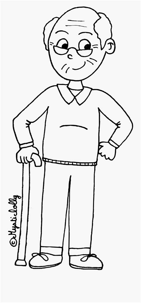 Dad Black And White Clipart