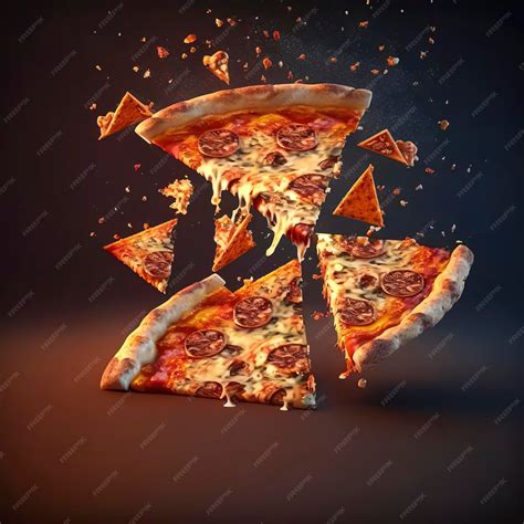 Premium Photo | Pizza that takes you on a journey: let this flying