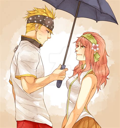 Naruto Everyday Love Under The Same Umbrella By Kaleta On Deviantart
