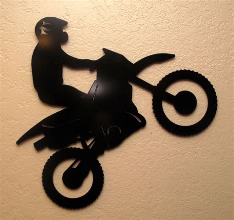 Small Motorcycle Metal Wall Art | Metal wall art, Wall art, Art