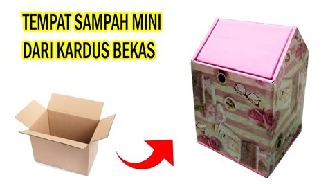 10 inspirasi akuarium mini yang cocok untuk pemanis ruangan. Cara Membuat Tempat Sampah Mini Dari Kardus Bekas || Ide ...